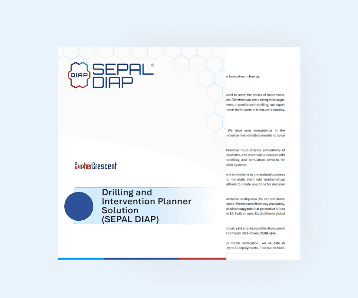 Drilling and Intervention Planner Solution (SEPAL DIAP)