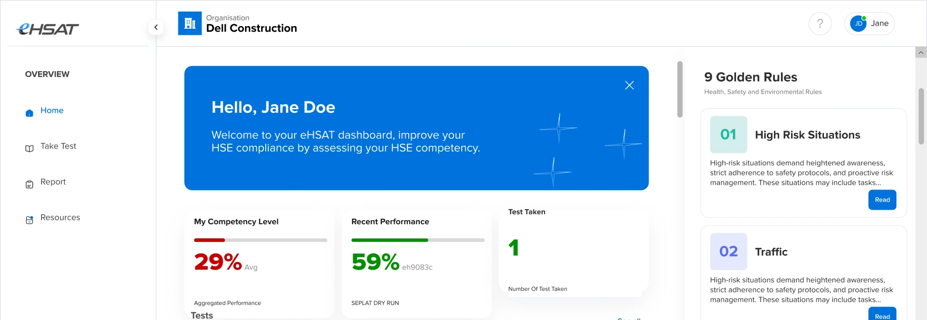 HSE Assessment and Compliance